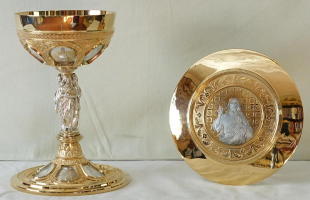 Antique French Romanesque Chalice